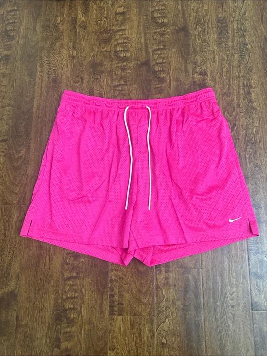 Nike Other - Nike Men’s Hot Pink Athletic Mesh Shorts with White Drawstring